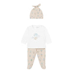 Mayoral Completo 3 Pezzi Ghettina-Shirt-Cappello per Neonato 1532 BEIGE MAYORAL 