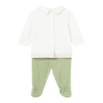 Mayoral Completo 2 Pezzi Shirt-Ghettina per Neonato 1533 BIANCO/VERDE MAYORAL 