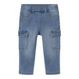 Mayoral Jeans Tinta Unita con Tasconi per Bambino 1578J AZZURRO MAYORAL 