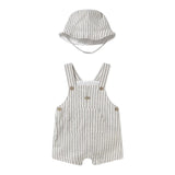 Mayoral Completo 2 Pezzi Salopette-Cappello per Neonato 16016 BIANCO MAYORAL 