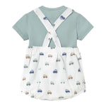 Mayoral Completo 2 Pezzi T-Shirt-Pagliaccetto per Neonato 1608 BIANCO MAYORAL 