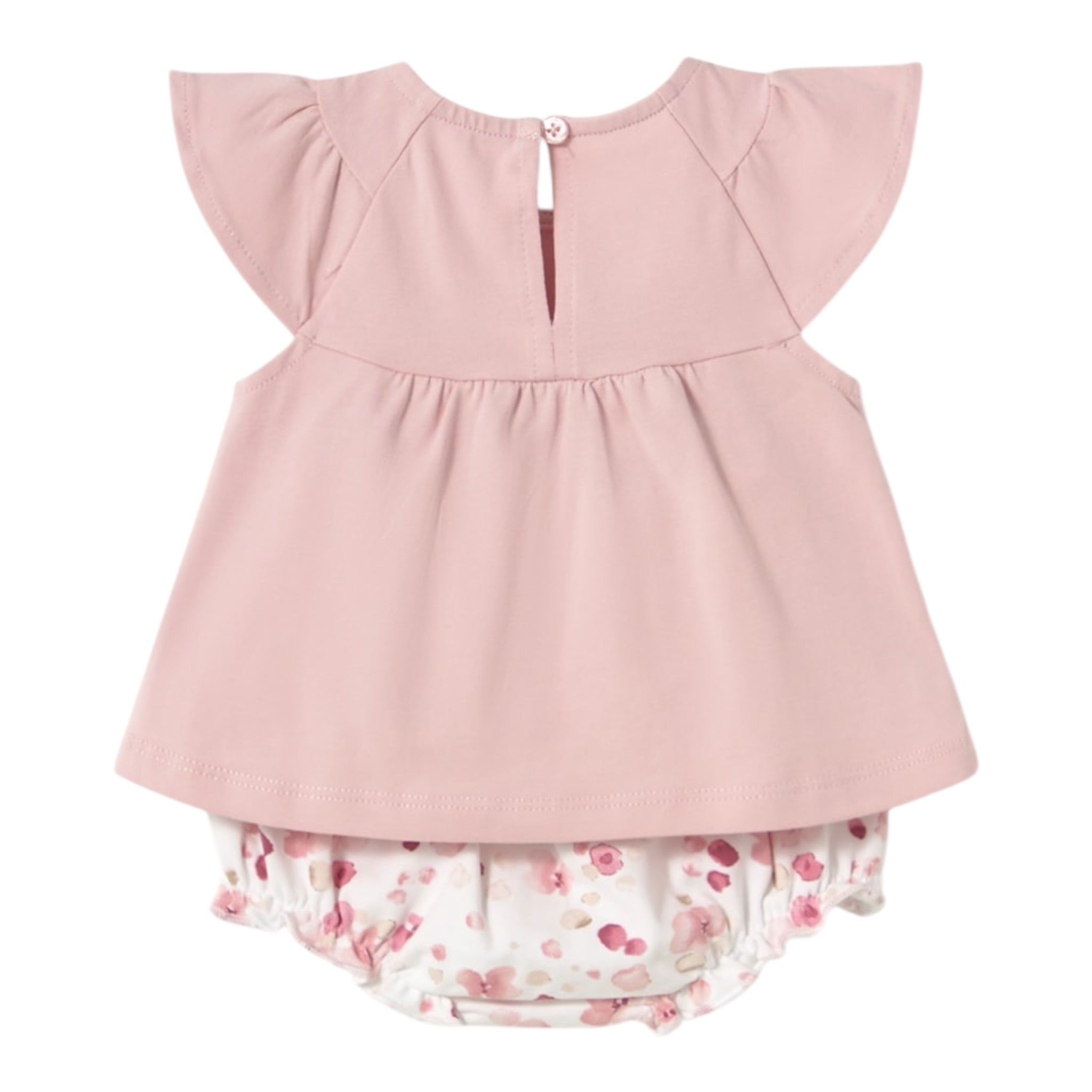 Mayoral Completo 2 Pezzi 1 T-Shirt-1 Culotte per Neonata 1663277 BIANCO/ROSA MAYORAL 