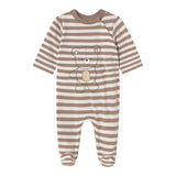 Mayoral Set 2 Tutina Manica Lunga Fantasia A Righe per Neonato 1709XX BEIGE MAYORAL 