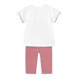 Mayoral Completo 2 Pezzi T-Shirt-Leggins per Neonata 173669 BIANCO MAYORAL 