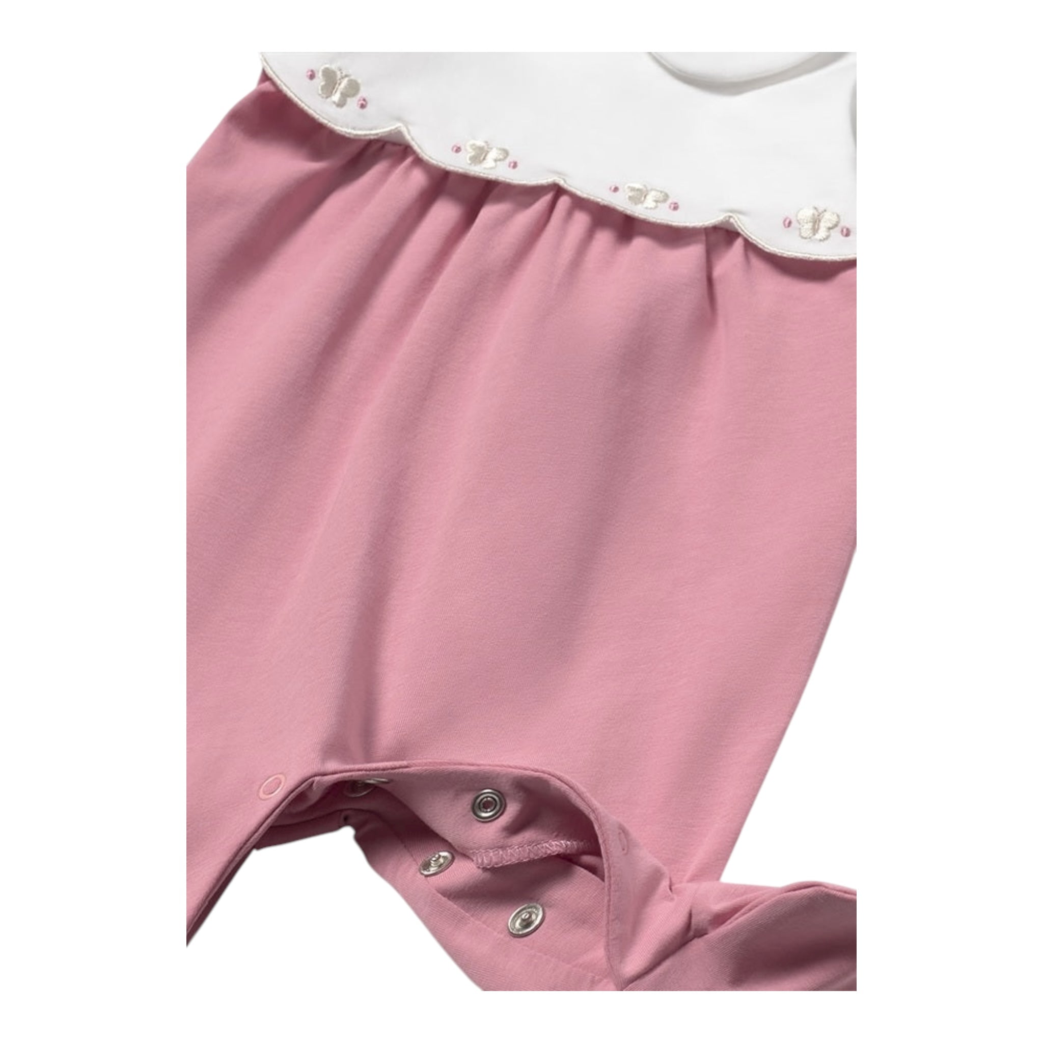 Mayoral Tutina Manica Lunga Bicolore per Neonata 1751X BIANCO/ROSA MAYORAL 