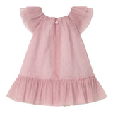 Mayoral Abito Giromanica Tinta Unita con Tulle per Neonata 1850XX ROSA MAYORAL 