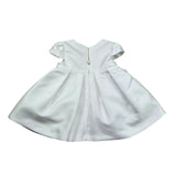 Mayoral Abito Cerimonia Tinta Unita con Culotte per Neonata 1861 BIANCO MAYORAL 