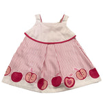 Mayoral Abito Giromanica Fantasia A Righe Bicolore per Neonata 1864 BIANCO/FUXIA MAYORAL 