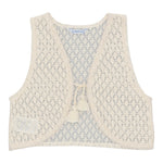 Mayoral T-Shir Tinta Unita con Gilet per Bambina 3007 PANNA MAYORAL 