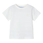 Mayoral T-Shirt In Maglia Girocollo Tinta Unita per Neonato 3028N BIANCO MAYORAL 