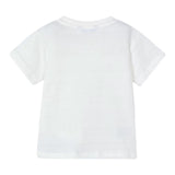 Mayoral T-Shirt In Maglia Girocollo Tinta Unita per Neonato 3028N BIANCO MAYORAL 