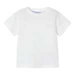 Mayoral T-Shirt In Maglia Girocollo Tinta Unita per Bambino 3028X BIANCO MAYORAL 