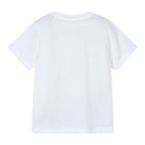 Mayoral T-Shirt Girocollo Tinta Unita con Stampa per Bambino 3046 BIANCO MAYORAL 