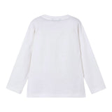 Mayoral Shirt Girocollo Tinta Unita con Stampa per Bambino 3051 BIANCO MAYORAL 