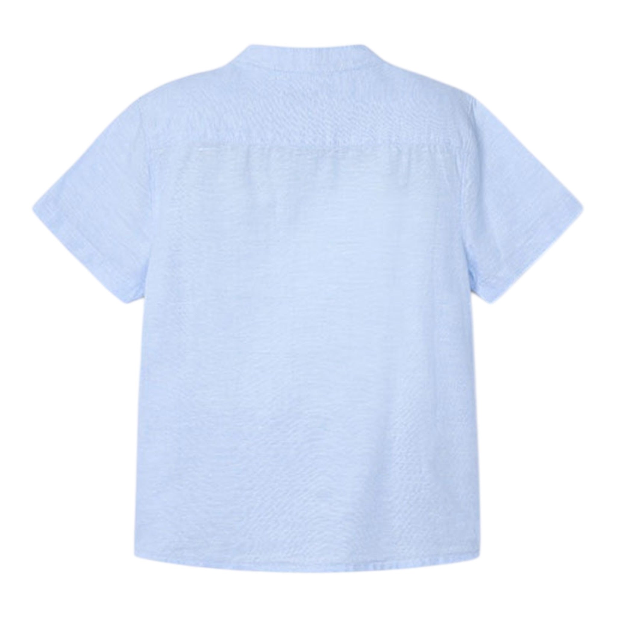 Mayoral Camicia Mezza Manica Tinta Unita per Bambino 3113 AZZURRO MAYORAL 