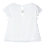 Mayoral Camicia Mezza Manica Tinta Unita per Neonata 3182N BIANCO MAYORAL 