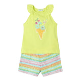 Mayoral Completo 2 Pezzi Short-Canotta per Neonata 3214 GIALLO MAYORAL 