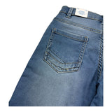 Mayoral Bermuda In Denim Tinta Unita con Girovita Regolabile per Bambino 3218 BLU MAYORAL 