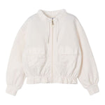 Mayoral Felpa Tinta Unita con Zip per Bambina 3410 PANNA MAYORAL 