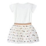 Mayoral Completo 2 Pezzi T-Shit-Gonna Bicolore Bianco per Bambina 3946X BIANCO MAYORAL 
