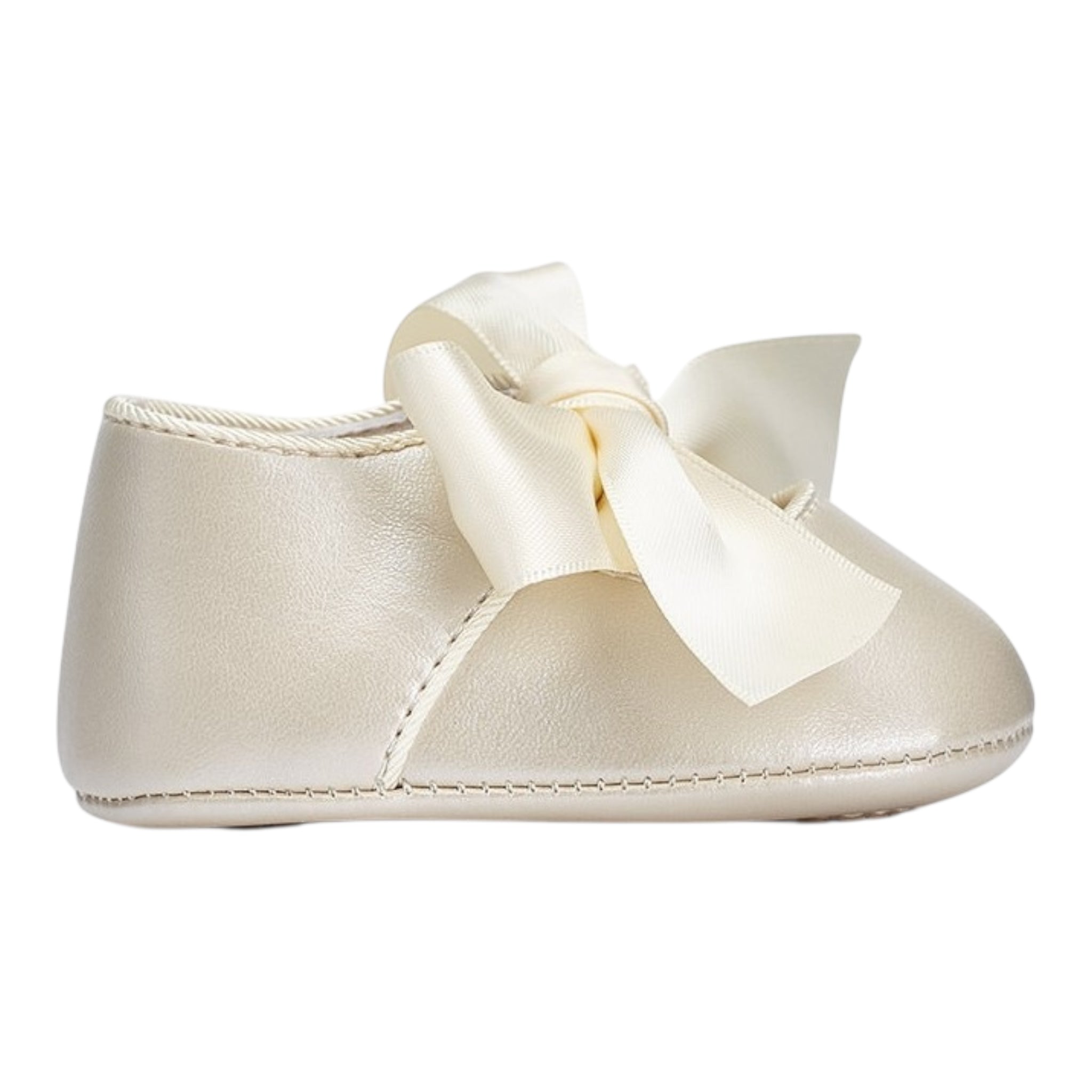Mayoral Ballerina Tinta Unita con Nastro per Neonata 9710 BEIGE MAYORAL 