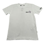 Mcu T-Shirt Girocollo tinta unita con Stampa Bianco per Bambina MCU0121 BIANCO MCU 