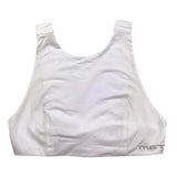 Met Top Tinta Unita con Elastico per Bambina ME162 BIANCO MET 