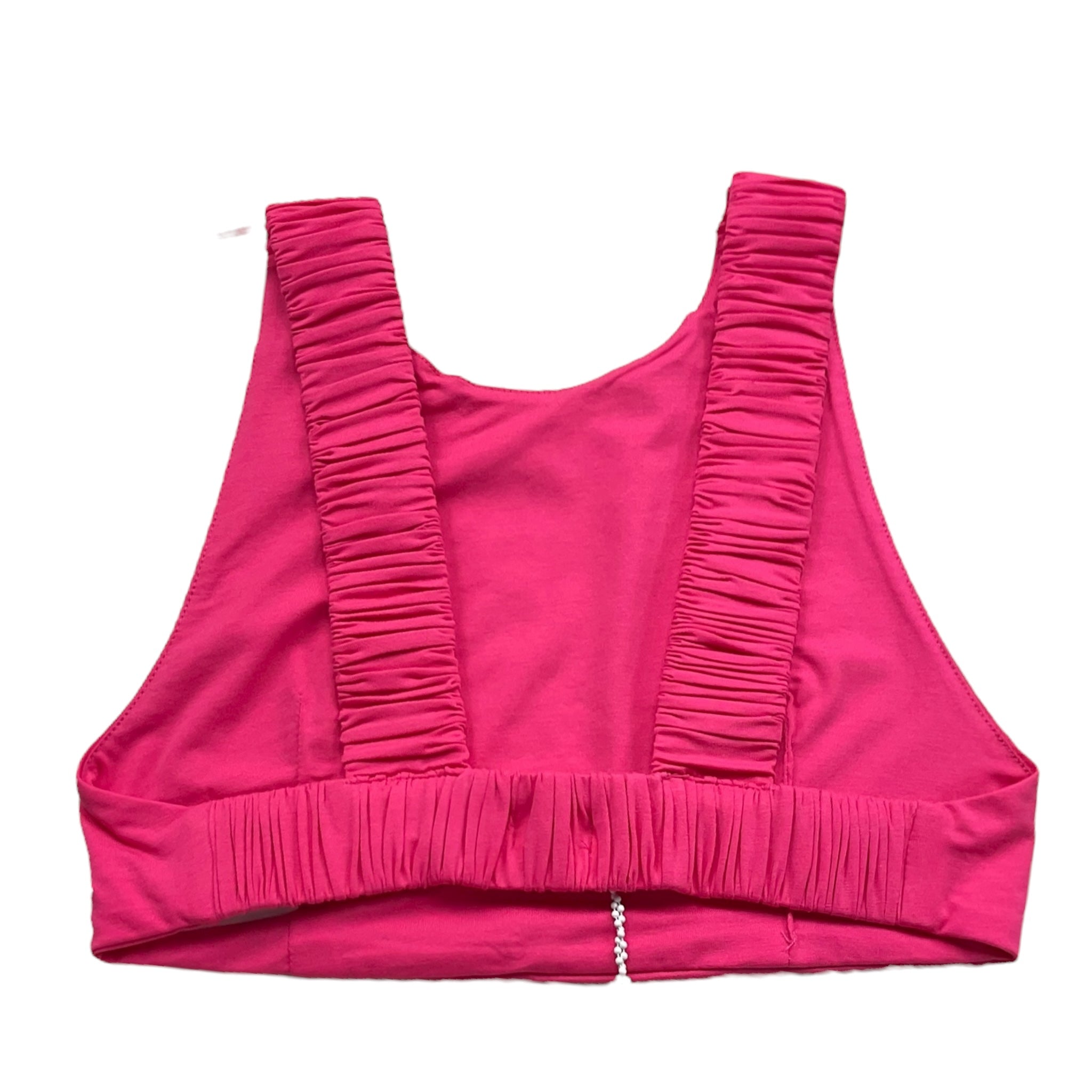 Met Top Tinta Unita con Elastico per Bambina ME162 FUXIA MET 