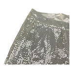 Met Pantalone Tinta Unita con Girovita Regolabile per Bambina ME335 ARGENTO MET 