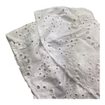 Met Top Tinta Unita In Pizzo Sangallo per Bambina ME366 BIANCO MET 