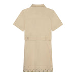 Michael Kors Abito Mezza Manica tinta unita Beige per Bambina R30020 BEIGE MICHAEL KORS 