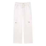 Michael Kors Pantalone Tinta Unita con Elastico In Vita per Bambina R30284X CREMA MICHAEL KORS 