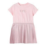 Michael Kors Abito Mezza Manica con Gonna In Contrasto per Neonata R30308XX ROSA MICHAEL KORS 