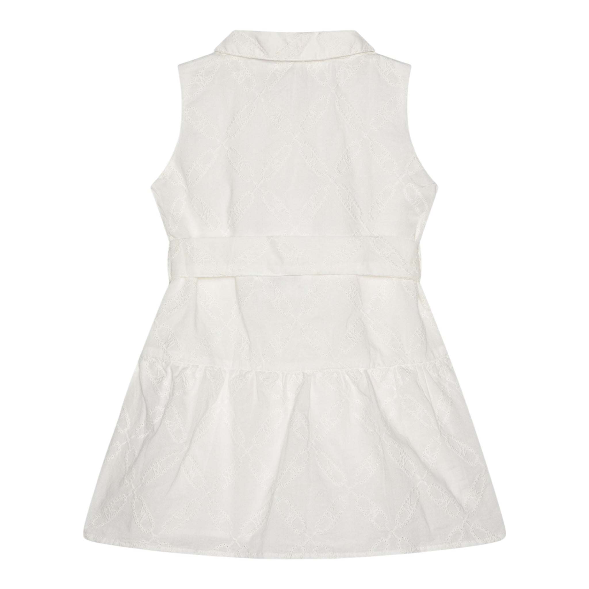 Michael Kors Abito Giromanica Tinta Unita con Ricami per Neonata R30309 BIANCO MICHAEL KORS 