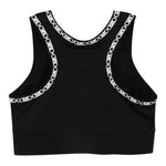 Michael Kors Top Tinta Unita con Contrasti per Bambina R30323X NERO MICHAEL KORS 