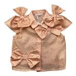 Miss Grant Camicia Mezza Manica Fantasia Maculata per Bambina MG1234J PESCA MISS GRANT 