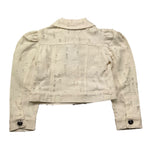 Miss Grant Giubbino In Denim Tinta Unita per Bambina MG1279 PANNA MISS GRANT 