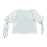 Miss Grant T-Shirt Girocollo tinta unita con Stampa Bianco per Bambina MG1317 BIANCO MISS GRANT 
