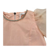 Miss Grant Camicia Mezza Manica Tinta Unita per Neonata MG1334 PESCA MISS GRANT 