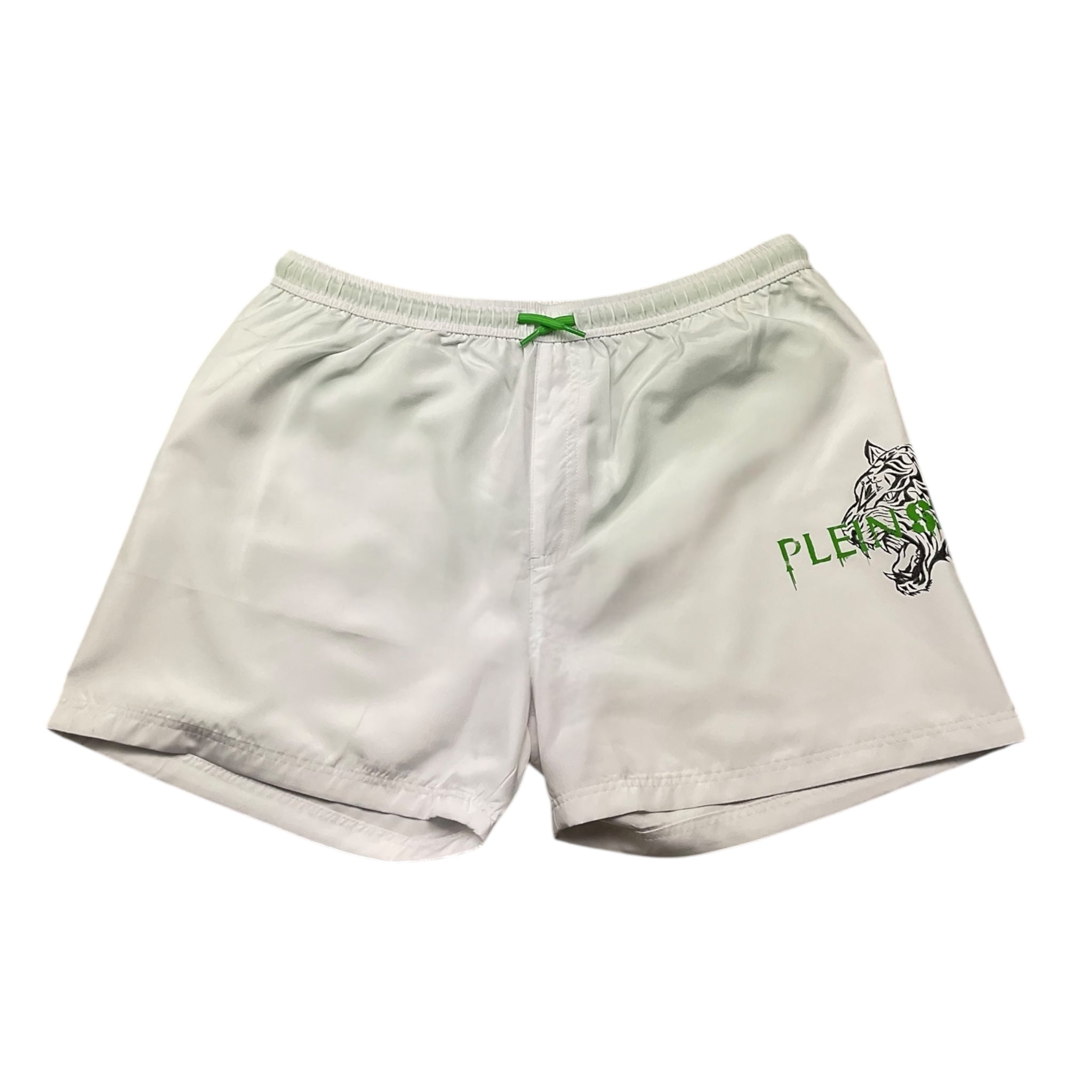 Plein Sport Swim Costume Tinta Unita con Logo per Bambino PS25KBBM02 BIANCO PLEIN SPORT SWIM 