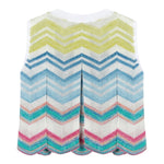 Missoni Top Giromanica Stampa Fantasia per Bambina MU0A32 BIANCO MISSONI 
