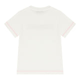 Missoni T-Shirt Girocollo Tinta Unita con Stampa per Bambina MV8B01 BIANCO MISSONI 