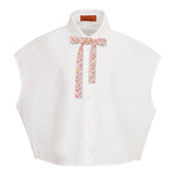 Missoni Camicia Giromanica Tinta Unita  per Bambina MW5A92 BIANCO MISSONI 