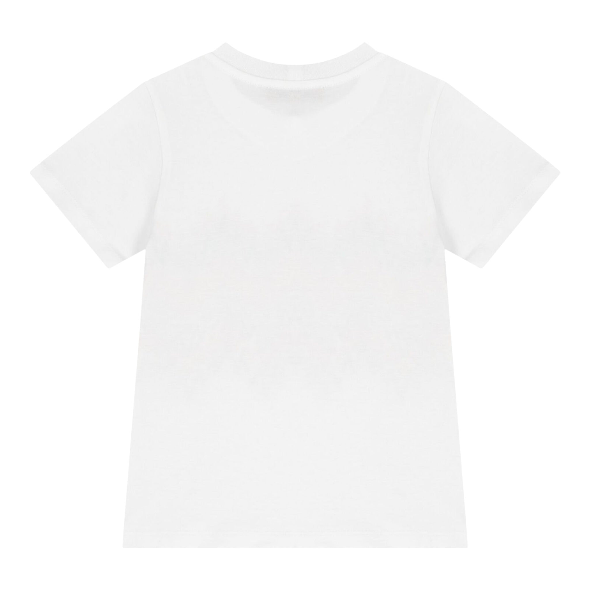Missoni T-Shirt Girocollo Tinta Unita con Stampa per Bambino MW8P91 BIANCO MISSONI 
