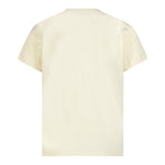 Moncler T-Shirt Girocollo Tinta Unita con Logo per Bambino 8C00005 GIALLO MONCLER 