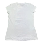 Monnalisa T-Shirt Girocollo Tinta Unita con Stampa Ariel per Bambina 113628P9 BIANCO MONNALISA 