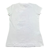 Monnalisa T-Shirt Girocollo Tinta Unita con Stampa Ariel per Bambina 113628P9 BIANCO MONNALISA 