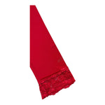 Monnalisa Leggins Tinta Unita con Ricami per Bambina 117402A1 ROSSO MONNALISA 
