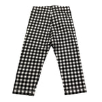Monnalisa Leggins Fantasia Quadri per Bambina 119411 NERO MONNALISA 