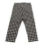 Monnalisa Leggins Fantasia Quadri per Bambina 119411 NERO MONNALISA 